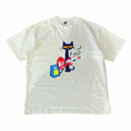 Pete the Cat Playing Guitar Shirt, Baby Tee Graphic Shirt - Menswear Top Tshirt Streetwear party's shirt